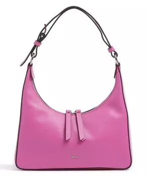 Сумка-ведро Ariete 8PM из зернистой яловой кожи. Abro, розовый