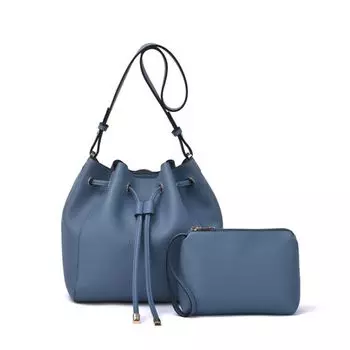 Сумка-ведро Ashby с завязкой Mellow World, цвет slate blue