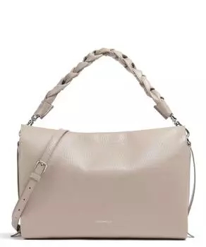 Сумка-ведро Boheme Shiny Goat из зерненой кожи Coccinelle, белый