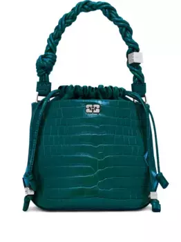 Сумка-ведро Bou GANNI, зеленый