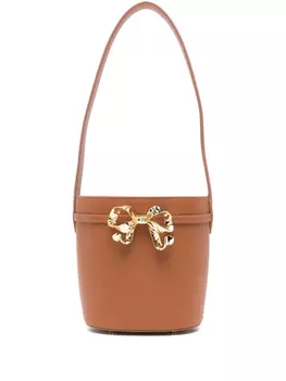 Сумка-ведро Bow Self-Portrait Kids, коричневый