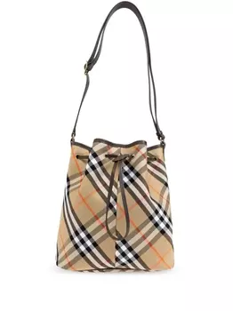 Сумка-ведро Burberry Vintage Check, нейтральный цвет