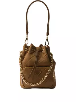 Сумка-ведро Chane Re-Edition 1995 года Prada, коричневый