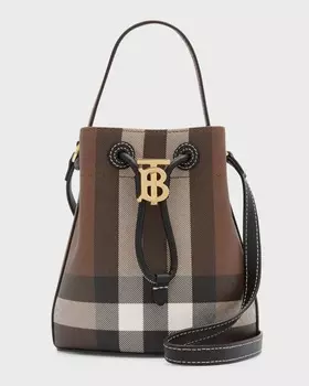Сумка-ведро Check с кулиской Burberry