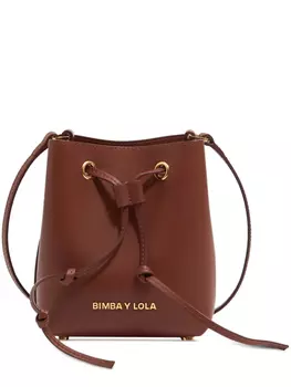 Сумка-ведро Chihuahua размера мини Bimba y Lola, коричневый