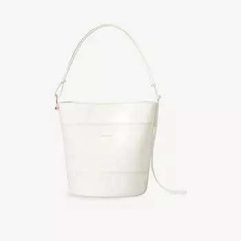 Сумка-ведро Claudie Pierlot из кожи, белый