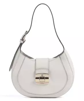 Сумка-ведро Club 2 S из зерненой кожи Furla, белый