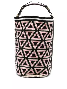 Сумка-ведро colville maxi Triangle Cylinder, розовый