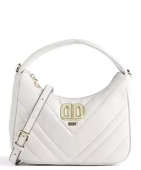Сумка-ведро Delphine из кожи ягненка Dkny, белый