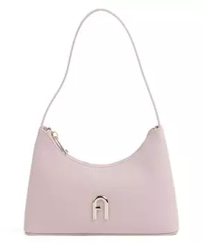 Сумка-ведро Diamante Mini из мелкозернистой кожи Furla, розовый