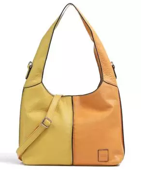 Сумка-ведро FB из зерненой кожи Fredsbruder, мультиколор