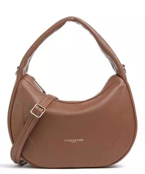 Сумка-ведро Foulonne Cerceau из зернистой яловой кожи. Lancaster, коричневый