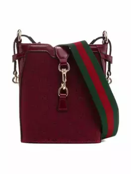 Сумка-ведро GG Gucci, бордовый