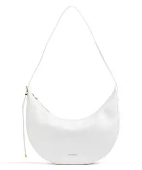 Сумка-ведро Gleen из зернистой яловой кожи. Coccinelle, белый