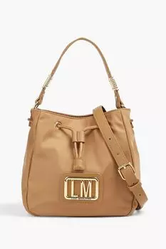Сумка-ведро из ракушки с отделкой из искусственной кожи LOVE MOSCHINO, коричневый