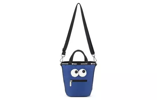 Сумка-ведро из ткани LeSportsac Collaboration, сумка через плечо, сумка-трубы, женская, Mazarin Blue Skechers, Mazarin Blue