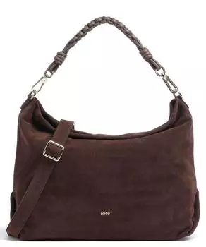 Сумка-ведро Kaleido Poppy из матовой кожи Abro, коричневый