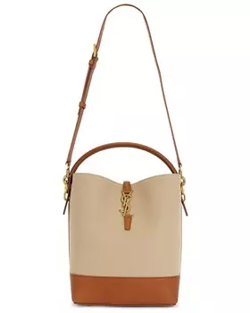 Сумка-ведро Le 37 Saint Laurent, цвет Desert Dust & Brick