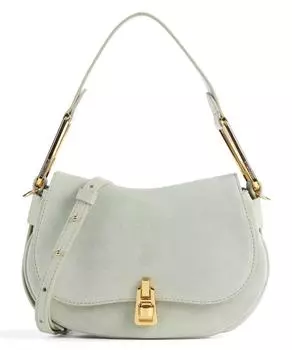 Сумка-ведро Magic Suede из матовой и зернистой яловой кожи Coccinelle, зеленый