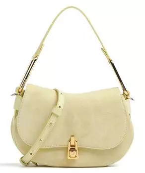 Сумка-ведро Magic Suede из матовой и зернистой яловой кожи Coccinelle, желтый