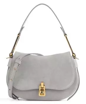 Сумка-ведро Magic Suede из матовой и зернистой яловой кожи Coccinelle, серый