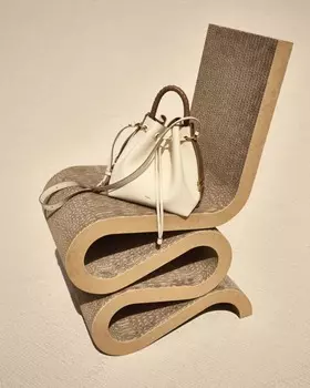 Сумка-ведро Marcie из телячьей кожи с кулиской Chloe