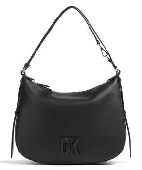 Сумка-ведро Milano Seventh Avenue из зерненой коровьей кожи Dkny, черный
