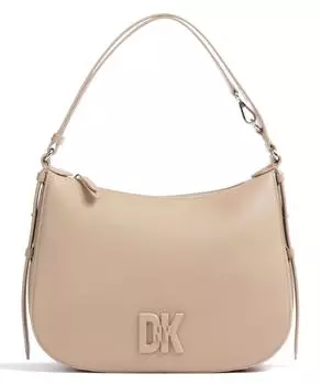 Сумка-ведро Milano Seventh Avenue из зерненой коровьей кожи Dkny, бежевый