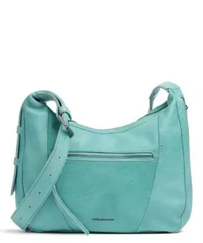 Сумка-ведро My Old Friend из зерненой кожи Fredsbruder, бирюзовый