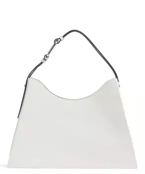 Сумка-ведро Nuvola L из мелкозернистой кожи Furla, белый