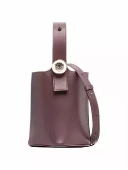 Сумка-ведро Pebble Mini Loewe, бордовый