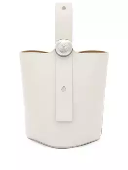 Сумка-ведро Pebble размера мини LOEWE, белый