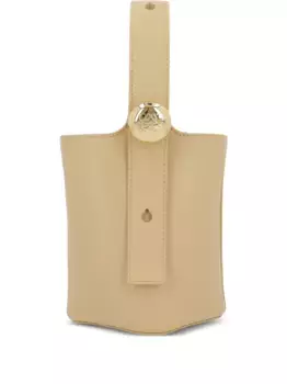 Сумка-ведро Pebble размера мини LOEWE, нейтральный