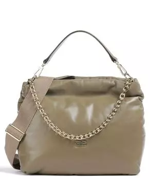 Сумка-ведро Piuma Lucida из мелкозернистой кожи Abro, коричневый