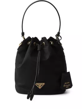 Сумка-ведро Prada mini Re-Edition 1978, черный