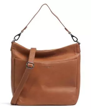 Сумка-ведро Regina Pull Up из коровьего воска из мелкозернистой кожи The Chesterfield Brand, коричневый