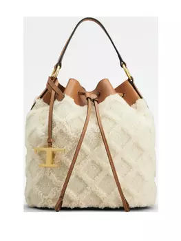 Сумка-ведро с логотипом Tod's, белый