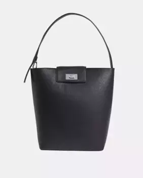 Сумка-ведро с монограммой Calvin Klein, цвет Negro
