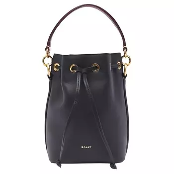 Сумка-ведро с завязкой и логотипом BALLY
