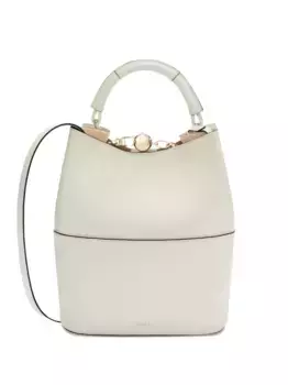 Сумка-ведро Sfera с пряжкой-логотипом Furla, белый