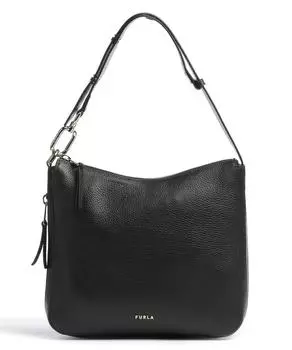 Сумка-ведро Skye M из зерненой кожи Furla, черный