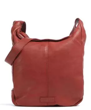 Сумка-ведро Submarine из мелкозернистой яловой кожи. Harold'S, красный