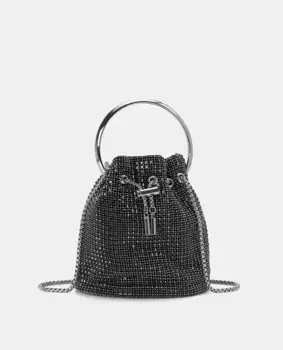 Сумка-ведро, трансформируемая в сумку через плечо Alma en Pena, черный