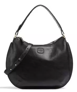 Сумка-ведро Volterra из мелкозернистой яловой кожи. Brics, черный