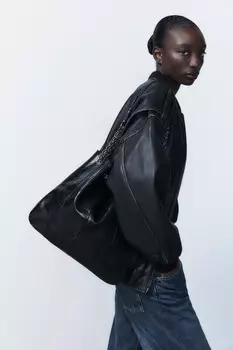 Сумка-ведроподъемник rock chain ZARA, черный