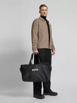 Сумка Weekender с этикеткой BOSS, черный