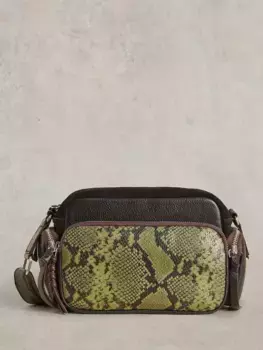 Сумка White Stuff Lana Leather Camera, цвет black/multi