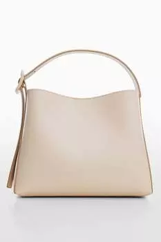 Сумка Winnie из экокожи Mango, бежевый