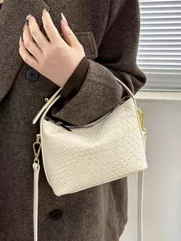 Сумка винтажная, бежевый