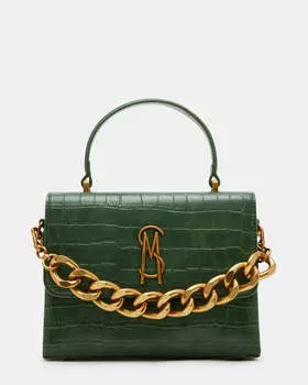 Сумка Worsh Crocodile Bag Steve Madden, зеленый